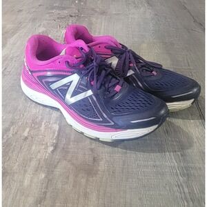 New Balance 860v8 Asym Counter Women's Size 11 B Running Shoes‎ Blue Magenta